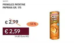 Prezzemolo e Vitale Pringles patatine paprika offerta