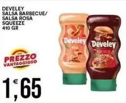 Vantaggio Cash&Carry Develey salsa barbecue/ salsa rosa squeeze offerta