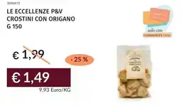 Prezzemolo e Vitale Le eccellenze p&v crostini con origano offerta