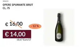 Prezzemolo e Vitale Opere spumante brut offerta