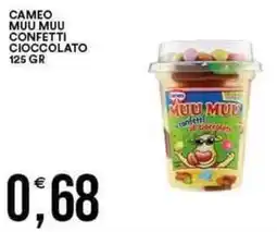 Vantaggio Cash&Carry Cameo muu muu confetti cioccolato offerta