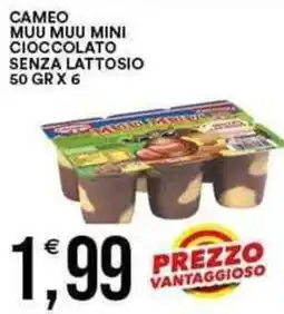 Vantaggio Cash&Carry Cameo muu muu mini cioccolato senza lattosio offerta