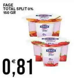 Vantaggio Cash&Carry Fage total split 0% offerta