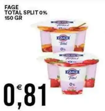 Vantaggio Cash&Carry Fage total split 0% offerta
