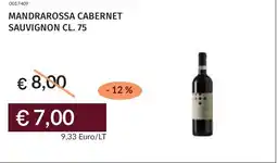 Prezzemolo e Vitale Mandrarossa cabernet sauvignon offerta