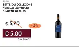 Prezzemolo e Vitale Settesoli collezione nerello cappuccio pinot nero offerta