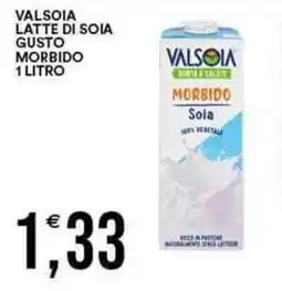Vantaggio Cash&Carry Valsoia latte di soia gusto morbido offerta