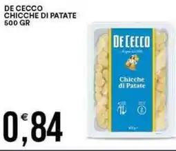 Vantaggio Cash&Carry De cecco chicche di patate offerta