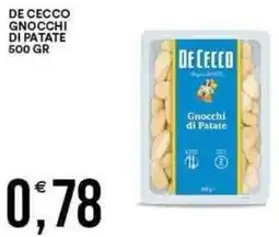 Vantaggio Cash&Carry De cecco gnocchi di patate offerta
