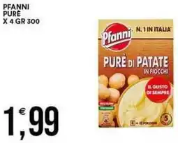 Vantaggio Cash&Carry Pfanni pure x4 offerta