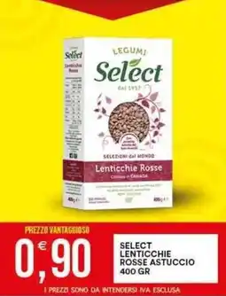 Vantaggio Cash&Carry Select lenticchie rosse astuccio offerta