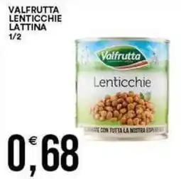 Vantaggio Cash&Carry Valfrutta lenticchie lattina 1/2 offerta
