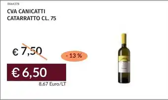 Prezzemolo e Vitale Cva canicatti catarratto offerta