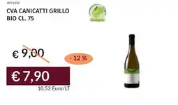 Prezzemolo e Vitale Cva canicatti grillo bio offerta