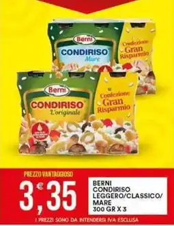 Vantaggio Cash&Carry Berni condiriso leggero/classico/ mare offerta
