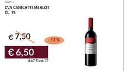 Prezzemolo e Vitale Cva canicatti merlot offerta