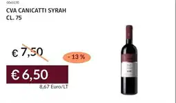 Prezzemolo e Vitale Cva canicatti syrah offerta