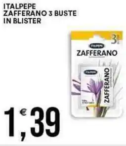 Vantaggio Cash&Carry Italpepe zafferano 3 buste in blister offerta