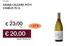 Prezzemolo e Vitale Grand calcaire petit chablis offerta