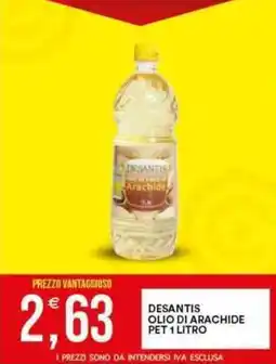 Vantaggio Cash&Carry Desantis olio di arachide pet offerta