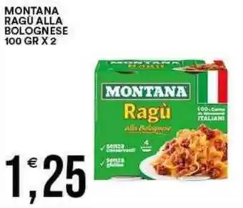 Vantaggio Cash&Carry Montana ragu alla bolognese offerta