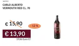 Prezzemolo e Vitale Carlo alberto vermouth red offerta