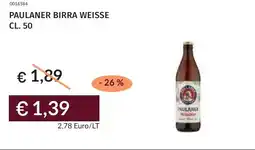 Prezzemolo e Vitale Paulaner birra weisse offerta