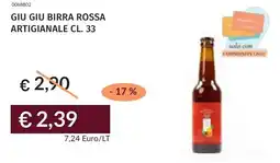Prezzemolo e Vitale Giu giu birra rossa artigianale offerta
