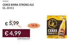 Prezzemolo e Vitale Ceres birra strong ale offerta