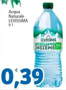 Sidis Acqua Naturale LEVISSIMA offerta