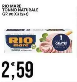 Vantaggio Cash&Carry Rio mare tonno naturale offerta