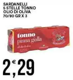 Vantaggio Cash&Carry Sardanelli 5 stelle tonno olio di oliva offerta