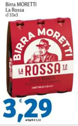 Sidis Birra MORETTI La Rossa offerta