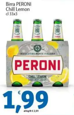 Sidis Birra PERONI Chill Lemon offerta