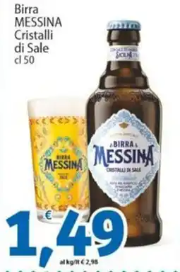 Sidis Birra MESSINA Cristalli di Sale offerta