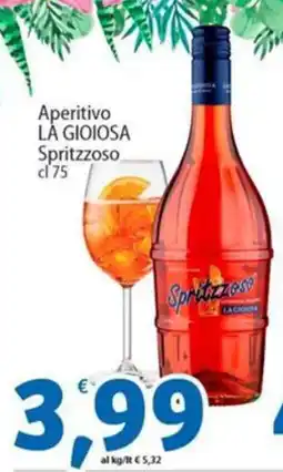 Sidis Aperitivo LÀ GIOIOSA Spritzzoso offerta