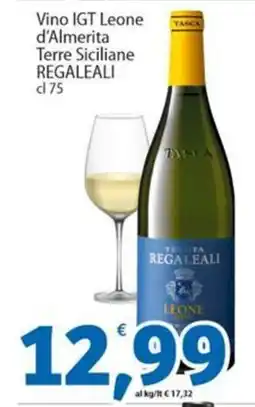 Sidis Vino IGT Leone d'Almerita Terre Siciliane REGALEALI offerta