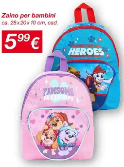 KiK Zaino per bambini offerta