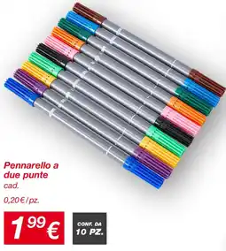 KiK Pennarello a due punte offerta