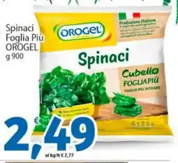 Sidis Spinaci Foglia Più OROGEL offerta