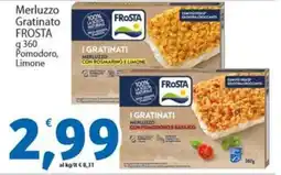 Sidis Merluzzo Gratinato FROSTA Pomodoro, Limone offerta