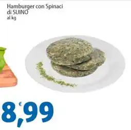 Sidis Hamburger con Spinaci di SUINO offerta
