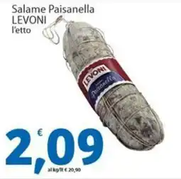 Sidis Salame Paisanella LEVONI offerta