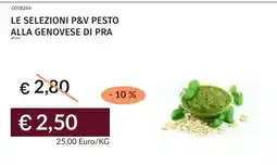 Prezzemolo e Vitale Le selezioni p&v pesto alla genovese di pra offerta