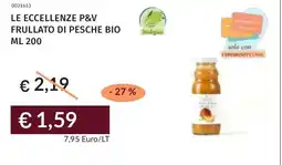 Prezzemolo e Vitale Le eccellenze p&v frullato di pesche bio offerta
