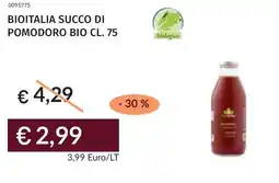 Prezzemolo e Vitale Bioitalia succo di pomodoro bio offerta