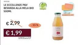 Prezzemolo e Vitale Le eccellenze p&v bevanda alla mela bio offerta
