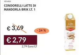 Prezzemolo e Vitale Condorelli latte di mandorla brik offerta