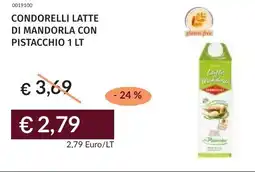 Prezzemolo e Vitale Condorelli latte di mandorla con pistacchio offerta