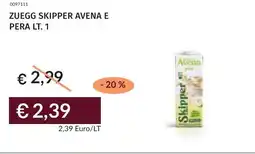 Prezzemolo e Vitale Zuegg skipper avena e pera offerta